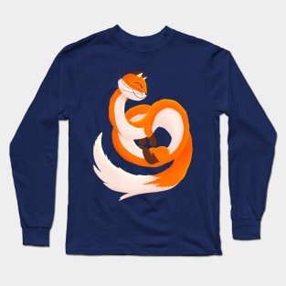 Magical Fox Forest Spirit Long Sleeve T-Shirt